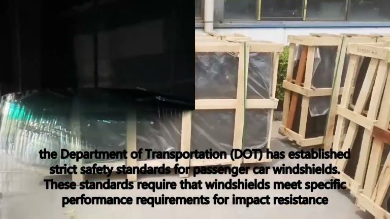 Solar Laminated Windshields, car windshield glass in China factory