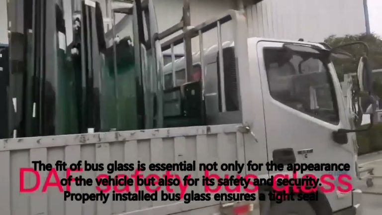 side window in china factory and bus side window glass can be customize